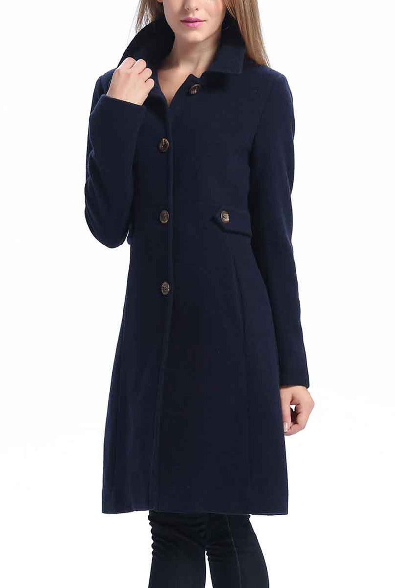 kimi + kai Women's Heather Wool Walking Coat - Macy's