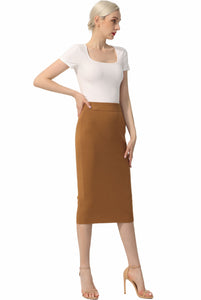 Kimi + Kai Women Knit Pencil Skirt