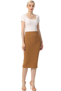 Kimi + Kai Women Knit Pencil Skirt