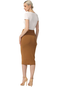 Kimi + Kai Women Knit Pencil Skirt