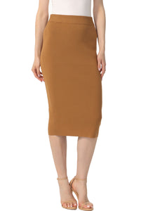 Kimi + Kai Women Knit Pencil Skirt