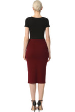 Load image into Gallery viewer, Kimi + Kai Women Knit Pencil Skirt