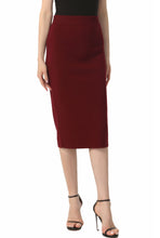 Load image into Gallery viewer, Kimi + Kai Women Knit Pencil Skirt