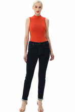 Load image into Gallery viewer, Kimi + Kai Women&#39;s Turtleneck Sleeveless Bodysuit