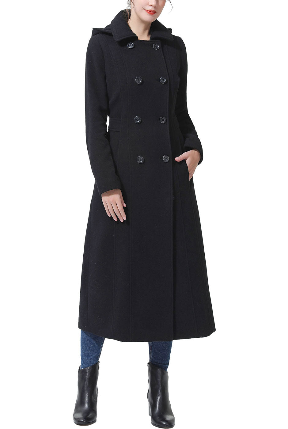 Women's Black Coats  Hooded Winter Coats & Jackets