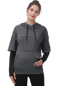 Kimi + Kai Maternity "Bobo" Nursing Performance Hoodie