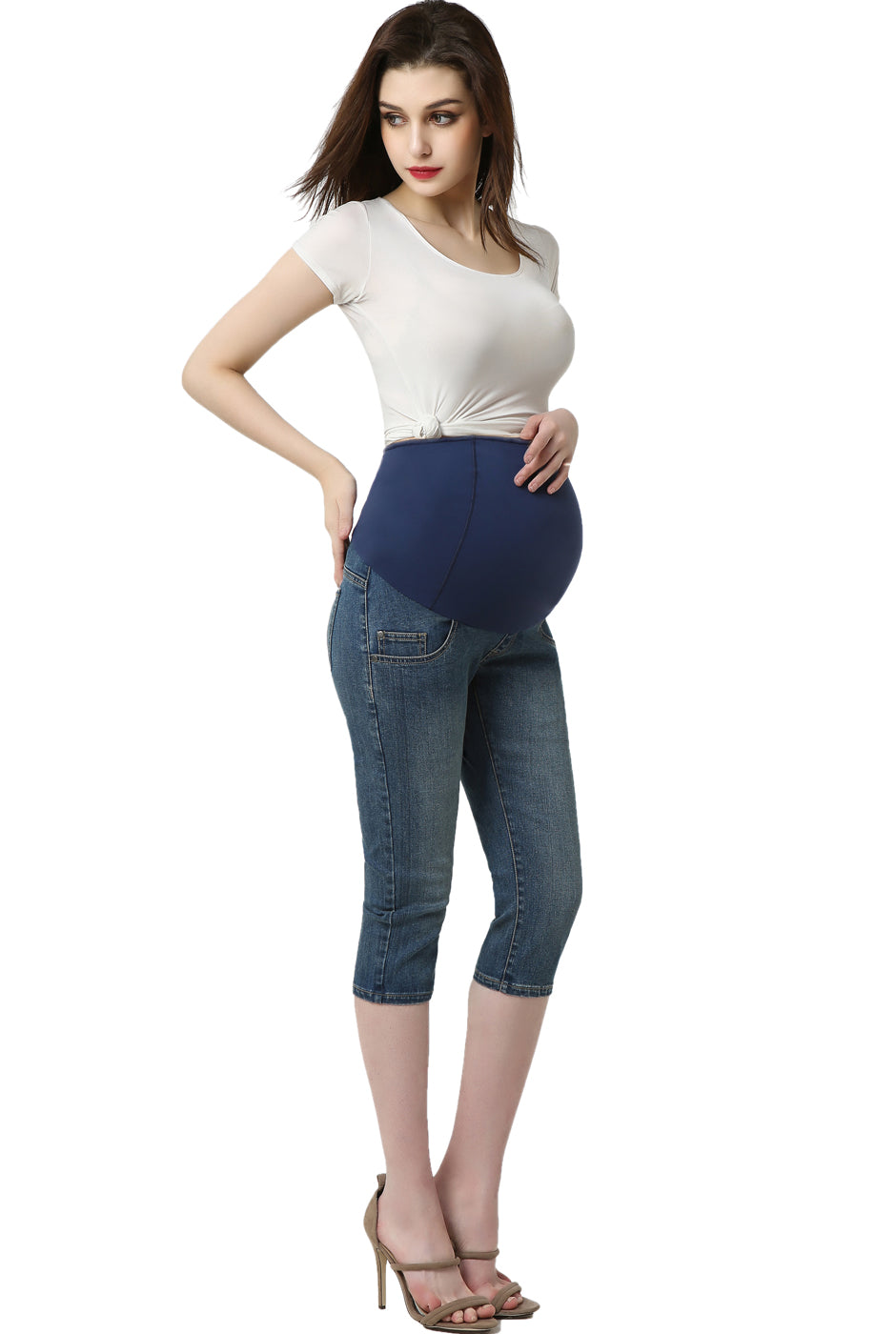 Women's Maternity Courtney Capri Jeans