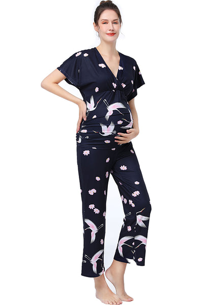Kimi + Kai Maternity Emilia Nursing Lounge Sweatshirt & Joggers