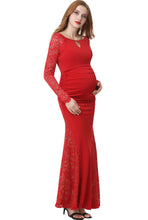 Load image into Gallery viewer, Kimi + Kai Maternity &quot;Bella&quot; Mermaid Maxi Dress